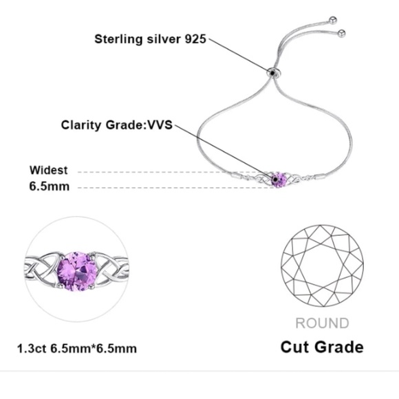 Silver Necklace and Bracelet Set. NWOT - Picture 5 of 7